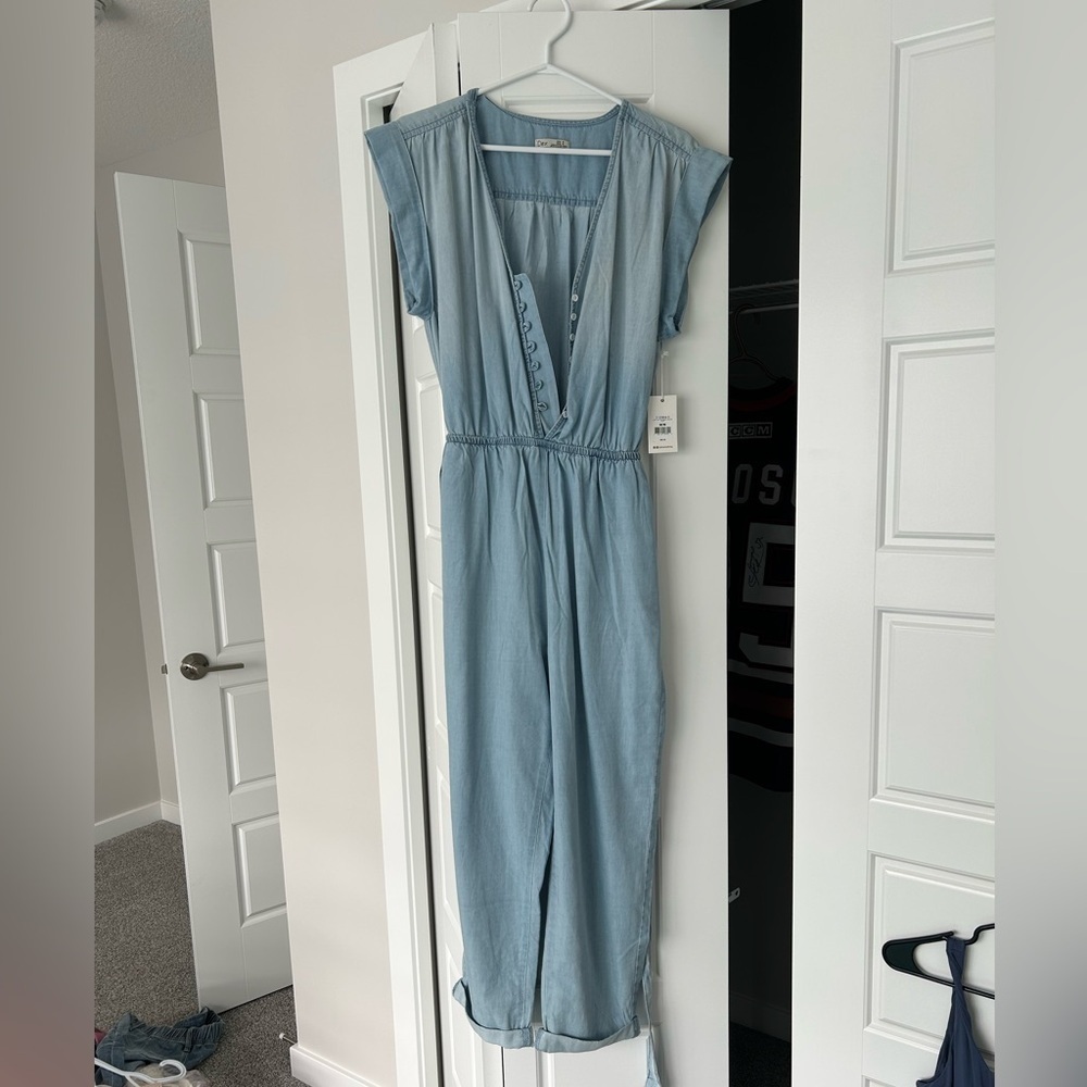 Elegant Blue Women's Romper